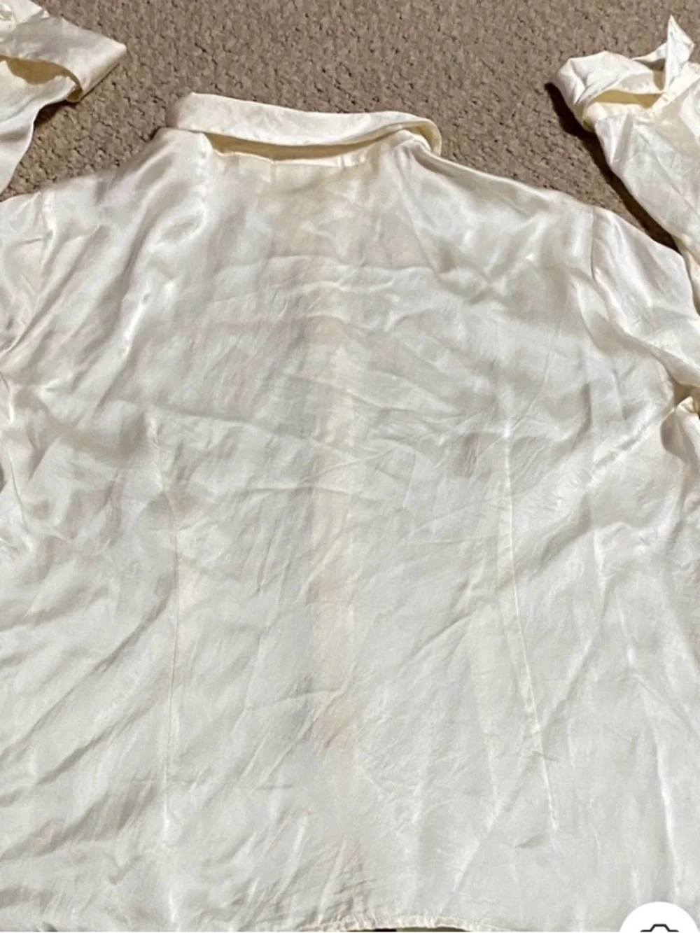 Worthington women’s size large 100% silk, long sleeve dress blouse - Picture 16 of 16